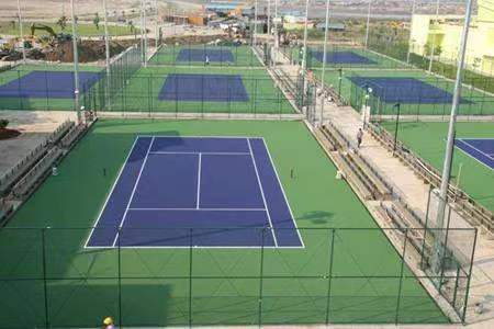 水性硅PU室外網(wǎng)球場