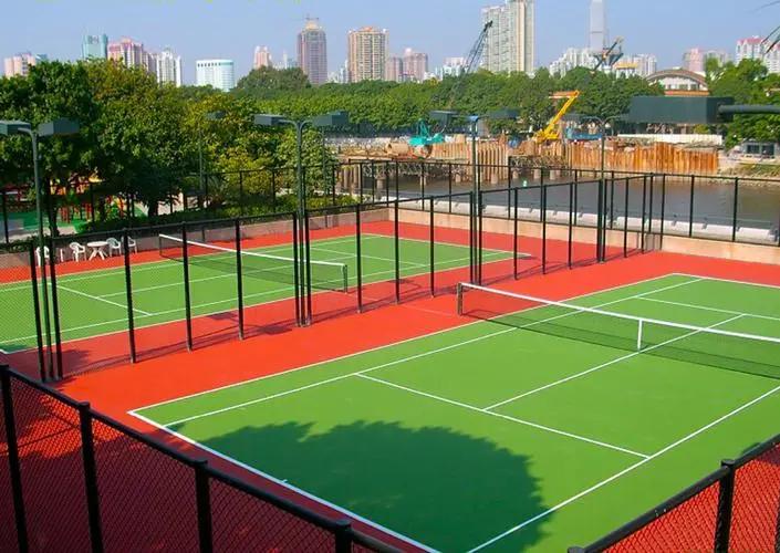 丙烯酸彈性網球場