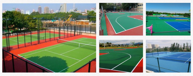 丙烯酸彈性網(wǎng)球場