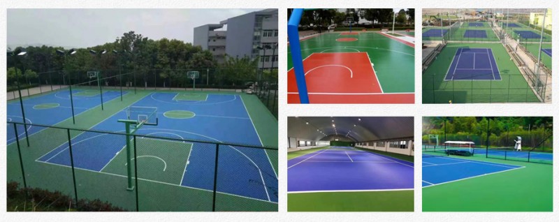 水性硅PU室內(nèi)網(wǎng)球場